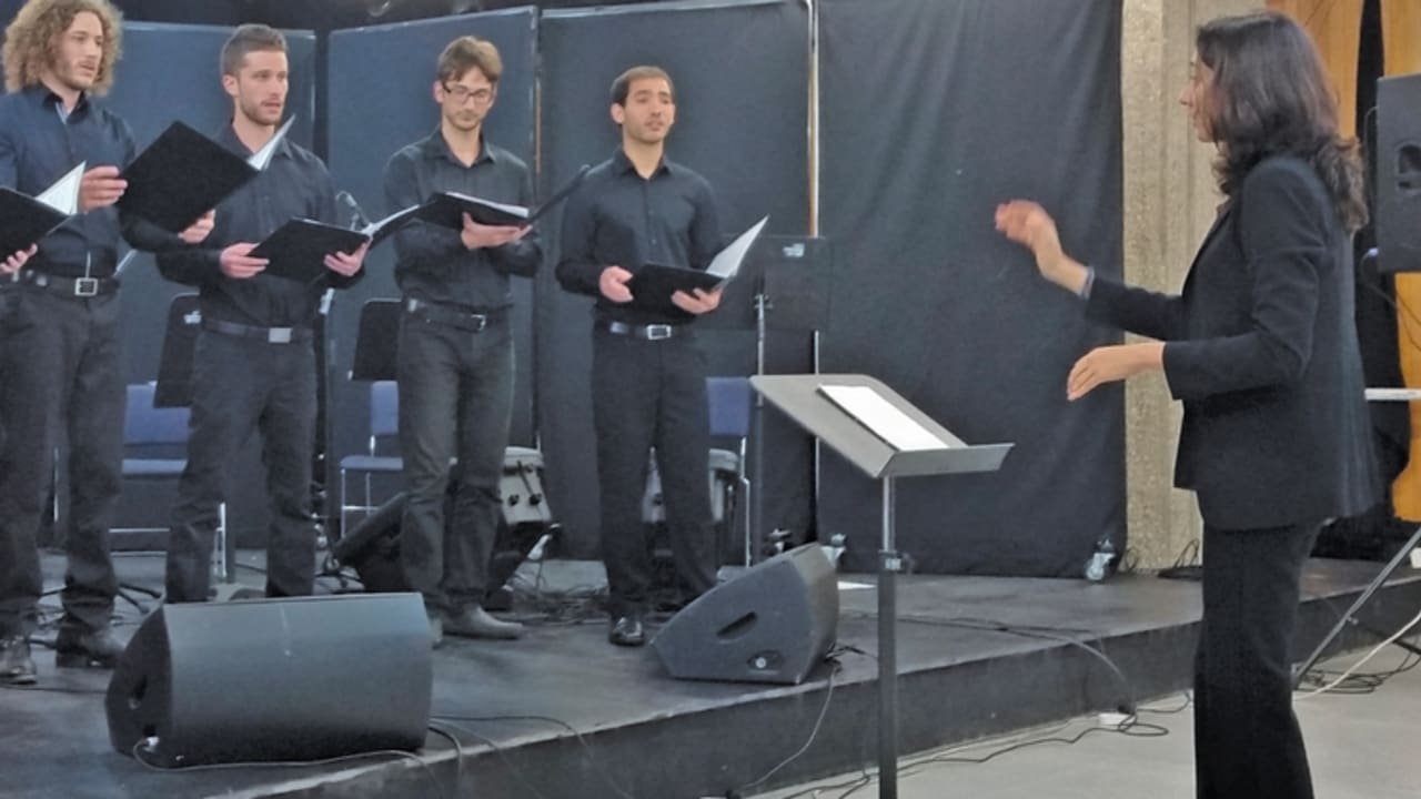 Mumbai-born Salome Rebello wields the baton at the Rubin Academy of Music and Dance’s External Studies Institute choir