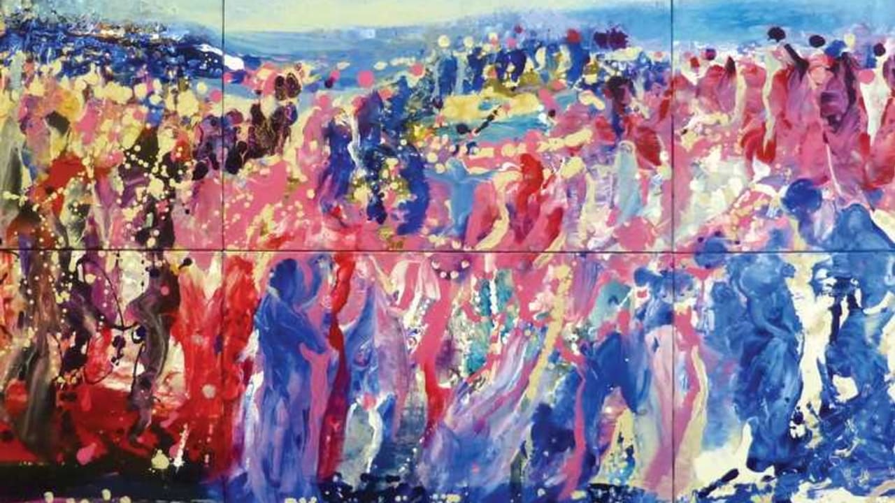 Painting by Yoram Raanan