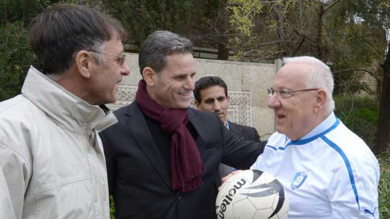 Watch: President Rivlin plays soccer with youth at residence | The ...