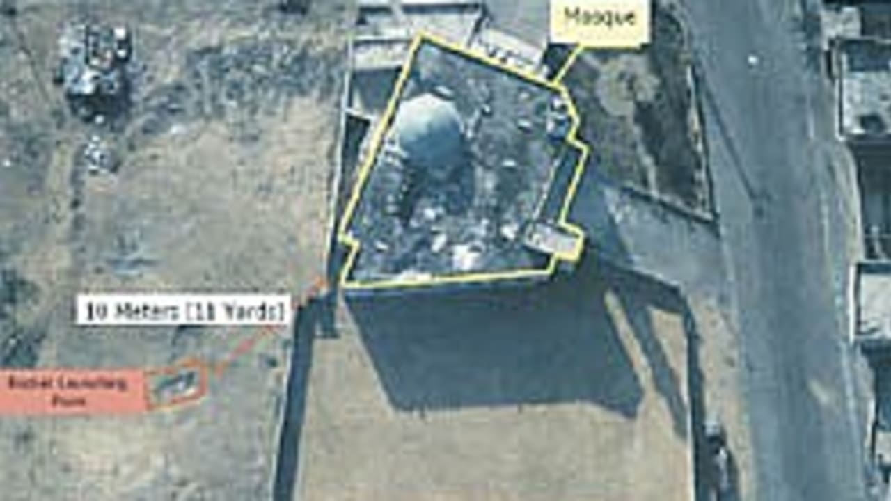 rocket launcher near mosque 248.88