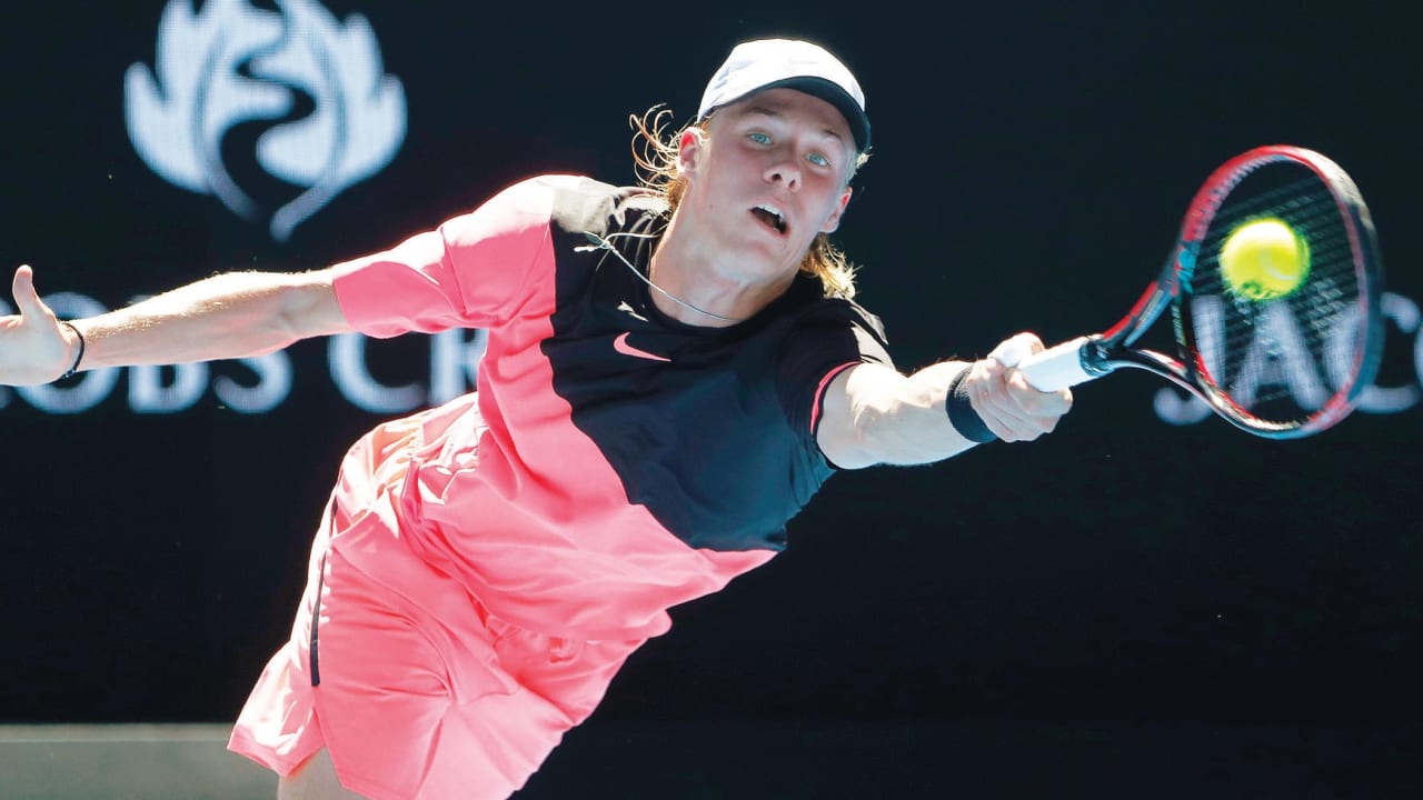 ISRAEL-BORN 18-year-old Canadian Denis Shapovalov (above) was defeated in five-sets by South Africa’s Jo-Wilfried Tsonga yesterday, falling 3-6 6-3 1-6 7-6(4) 7-5 in an instant classic. Playing in only his third Grand Slam – and first time in Melbourne – Shapovalov would have been a worthy winner ha