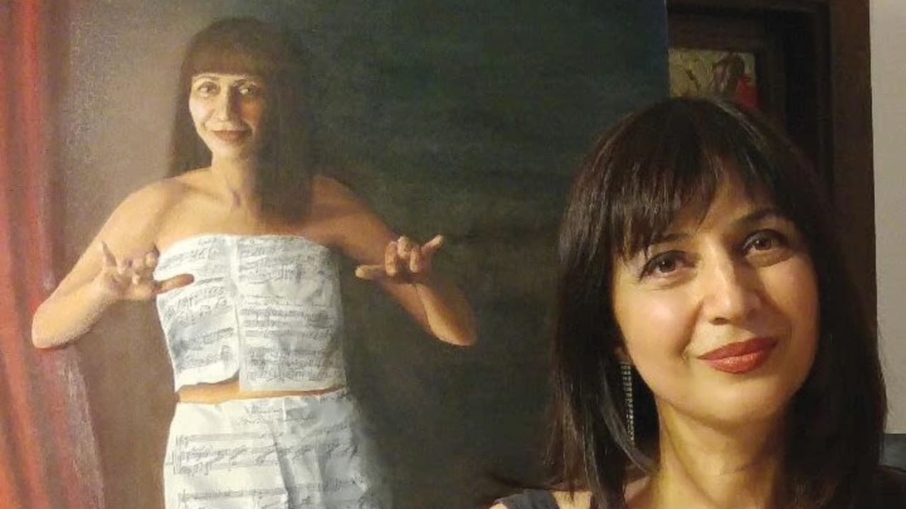 MEGI ROME’S self-portrait: “Art saved my life.”