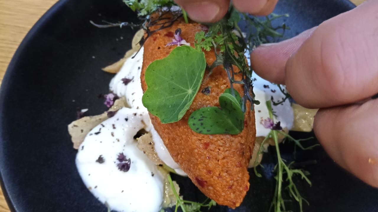 Kosher vegan kubbeh by chef Jallal Salaam