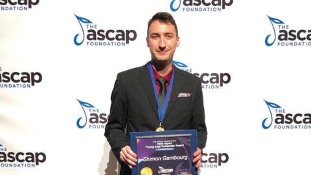 Israeli student Shimon Gambourg win prestigious Herb Alpert Young Jazz Composer award.