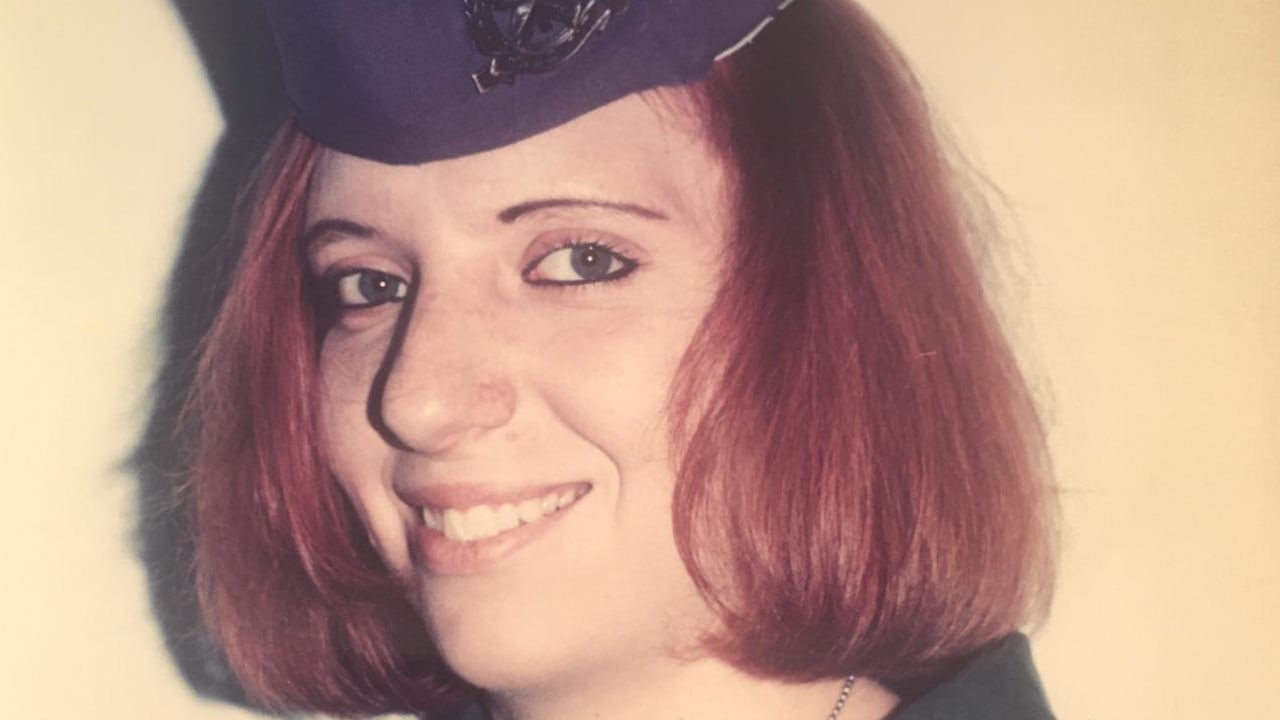 Galya Levy during her service in the IDF
