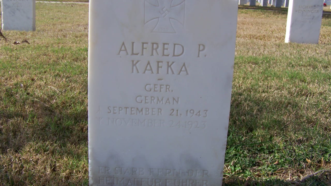 Headstone of a German WWII POW in Texas