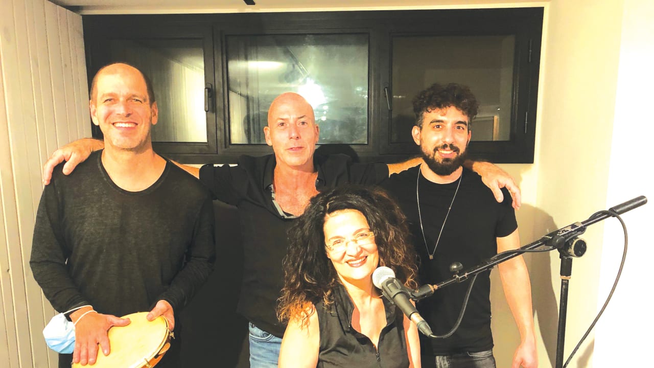 FROM LEFT: Joca Perpignan, Ofer and Iris Portugaly and Gal Motiuk.