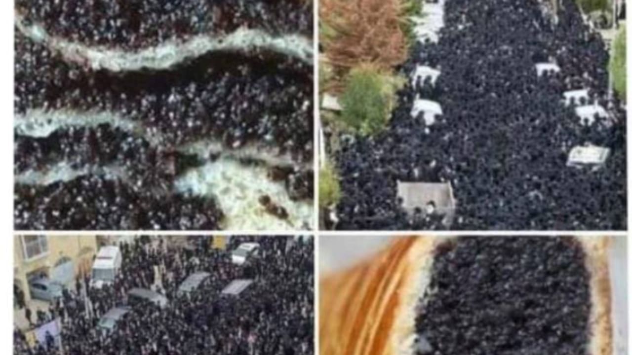 A VIRAL meme compared haredim illegally massing at funerals to pereg (poppyseed) cake. 
