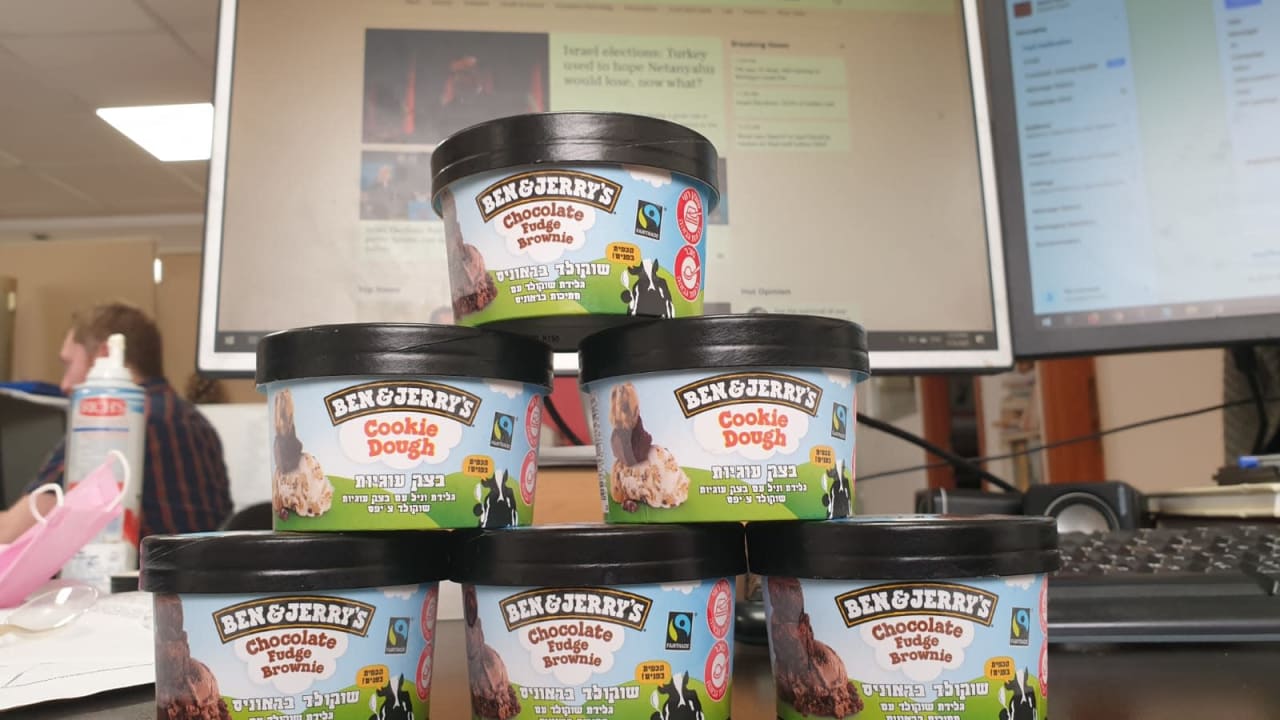 Ben & Jerry's - thanks for the ice cream!