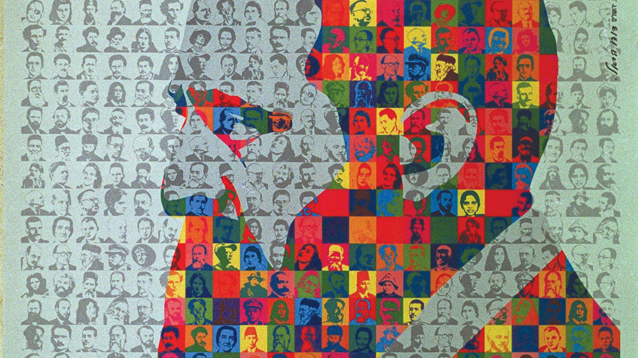 A MOSAIC OF Herzl, representing Zionist imagery. We no longer hug perfect strangers on the street on Independence Day, or reflexively start dancing the hora every time the country achieves a milestone.