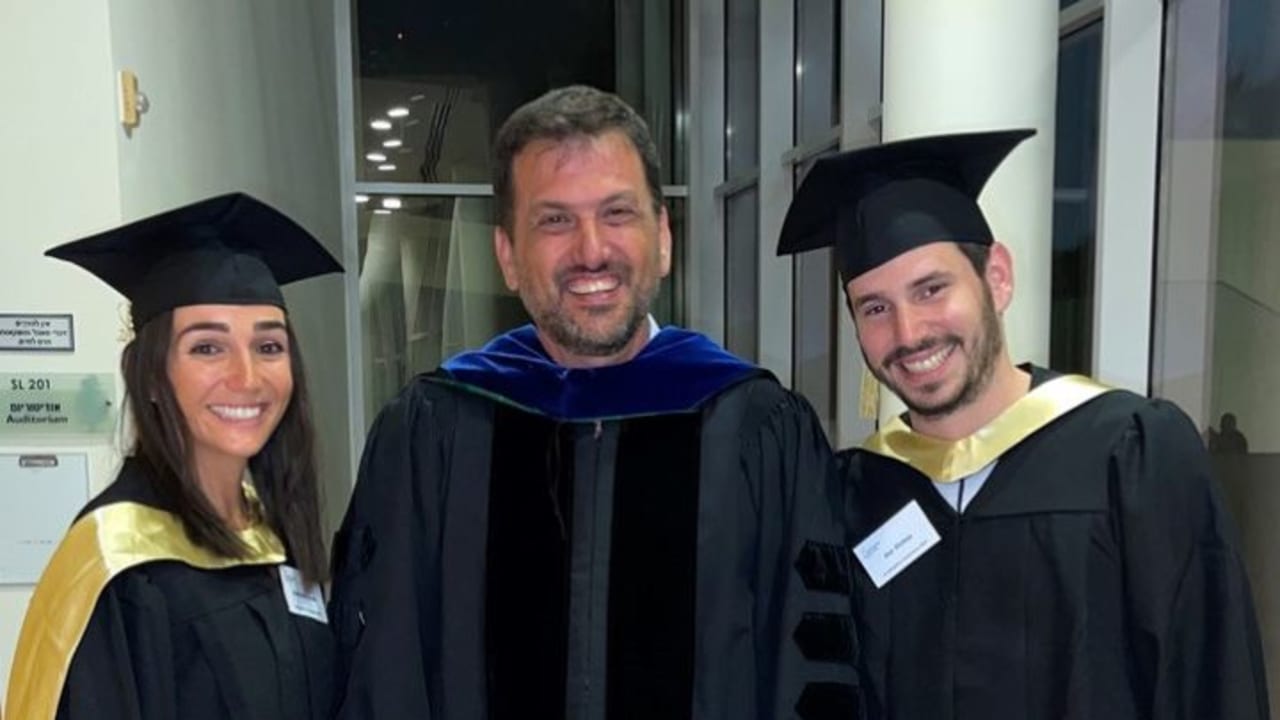  Steffanie Arelle, Prof. Yaniv Grinstein, Head of the MA in Financial Economics, Dor Pinhas 