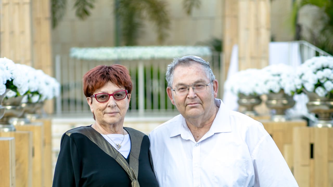  THE GOLDBERGS: MOSHE, 82, AND HADASSAH, 80. FROM BROOKLYN TO HAIFA, 1963.