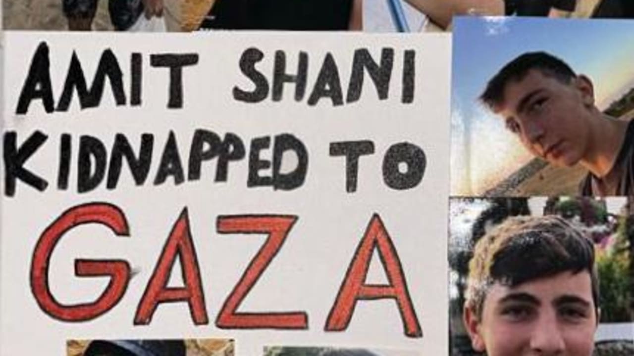  Amit Shani, grandson of Dalia Weissman, abducted to Gaza. 