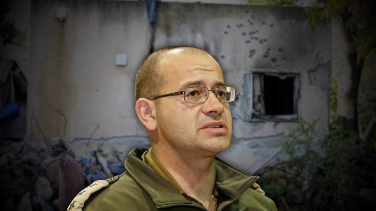 Security footage shows Gofman fighting Hamas on Oct. 7