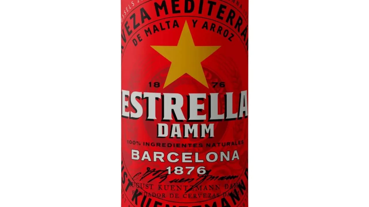 A can of beer, Estrella Damm