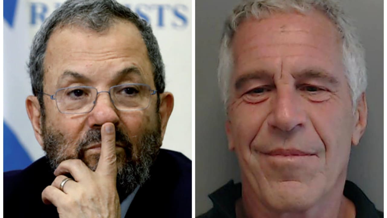 Ehud Barak y Jeffrey Epstein