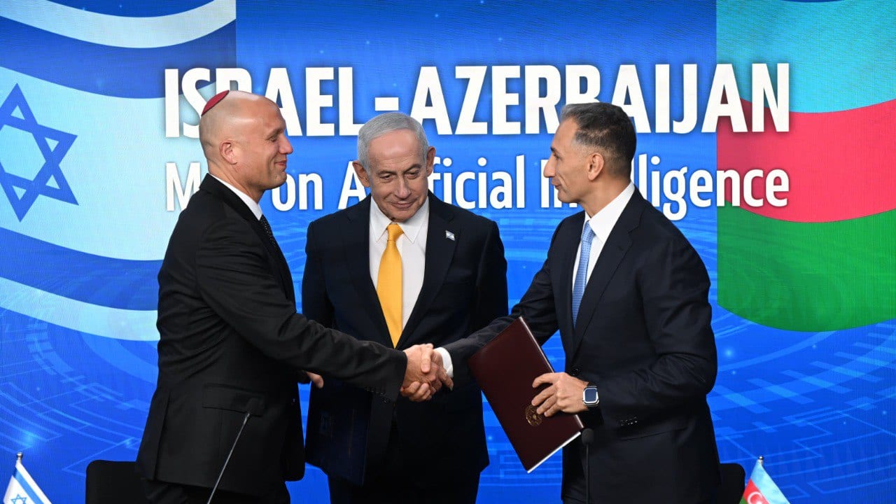 Israel, Azerbaijan sign declaration of cooperation on AI as ties deepen