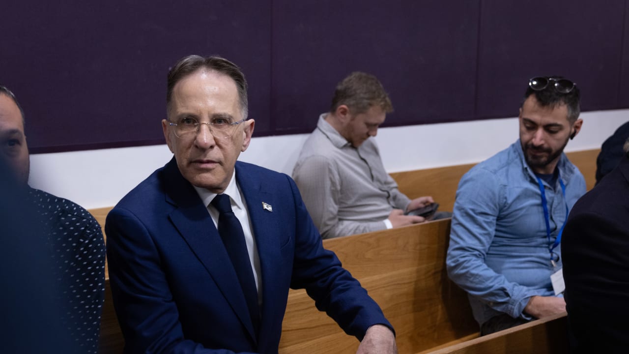 Prime Minister's Office Chief of Staff Tzachi Braverman pictured at Tel Aviv District Court, December 18, 2024; illustrative.
