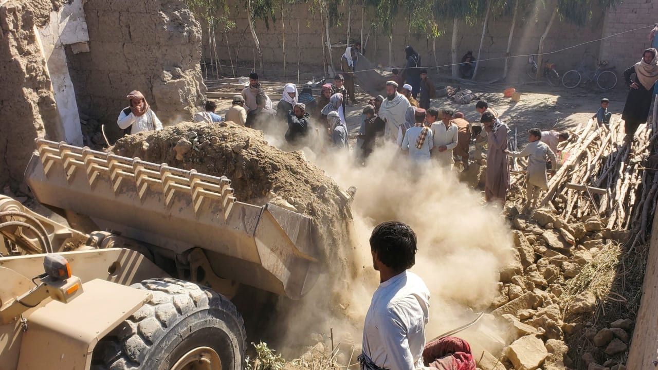 Aftermath of the Pakistani airstrikes in Bihsud district, Nangarhar province