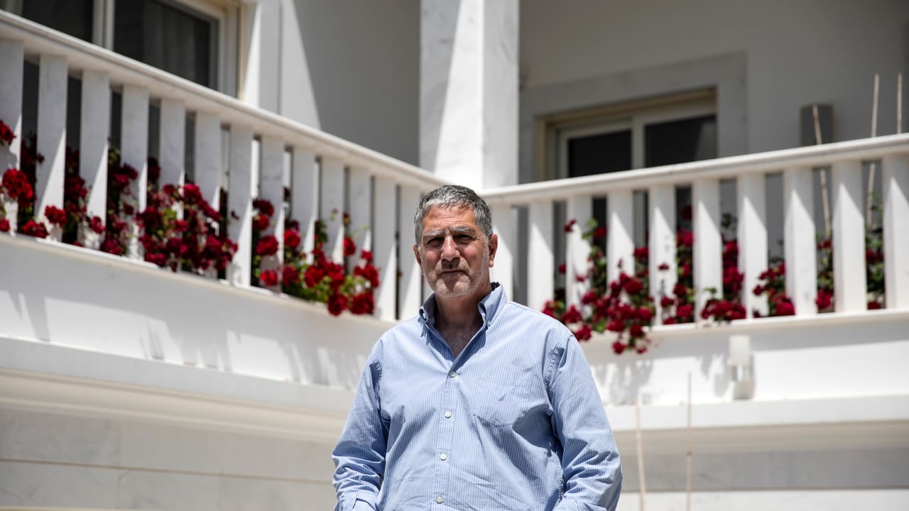 Former Israeli intelligence officer and spyware CEO Tal Dilian poses at his home in Limassol, Cyprus, April 2020; illustrative.