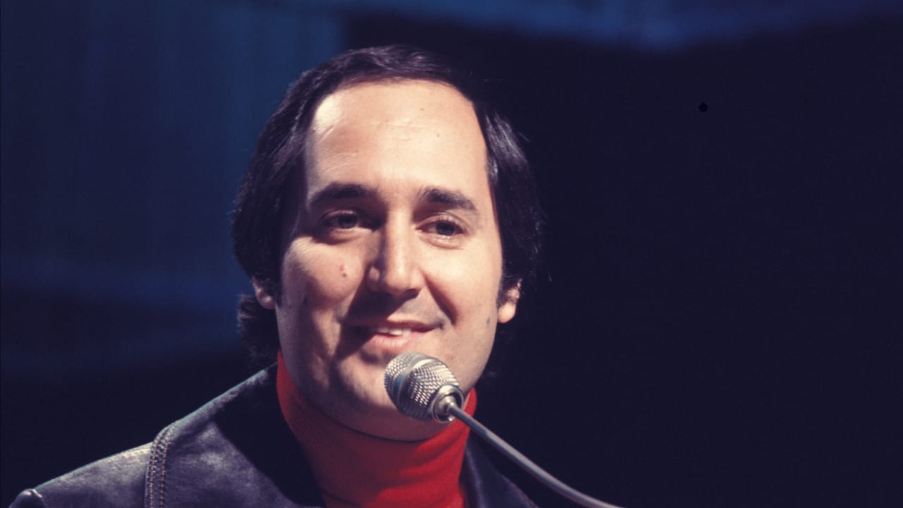 American singer Neil Sedaka performs on BBC Top of the Pops, London, United Kingdom, 22nd November 1972. 