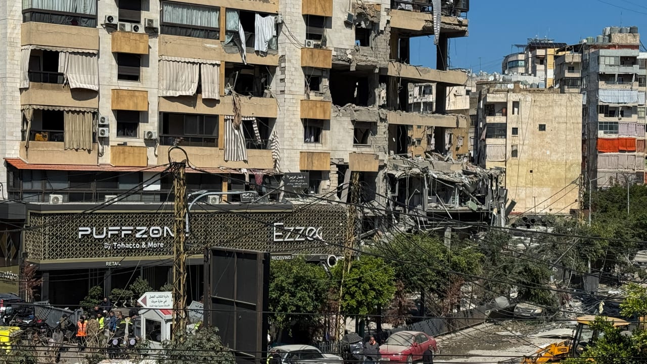 Aftermath of Israeli strikes following an escalation between Hezbollah and Israel amid the US-Israel conflict with Iran, Lebanon, March 2, 2026