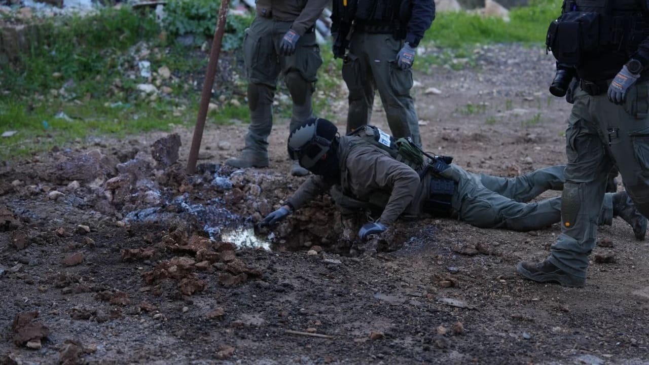 	Explosives experts and police officers were dispatched to multiple locations in Jerusalem where fragments from missile interceptions fell on March 4, 2026.