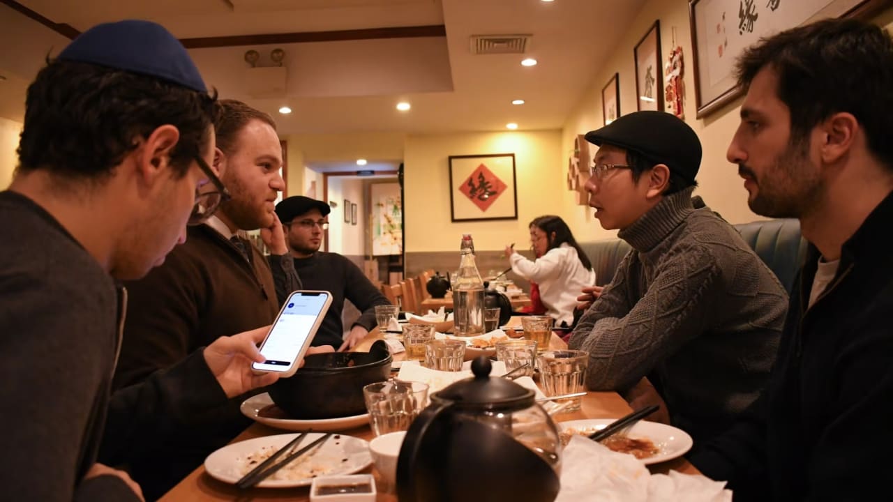 Jewish Mandarin Chinese speakers gather in New York City roughly once a month to speak the language and share their experiences. 