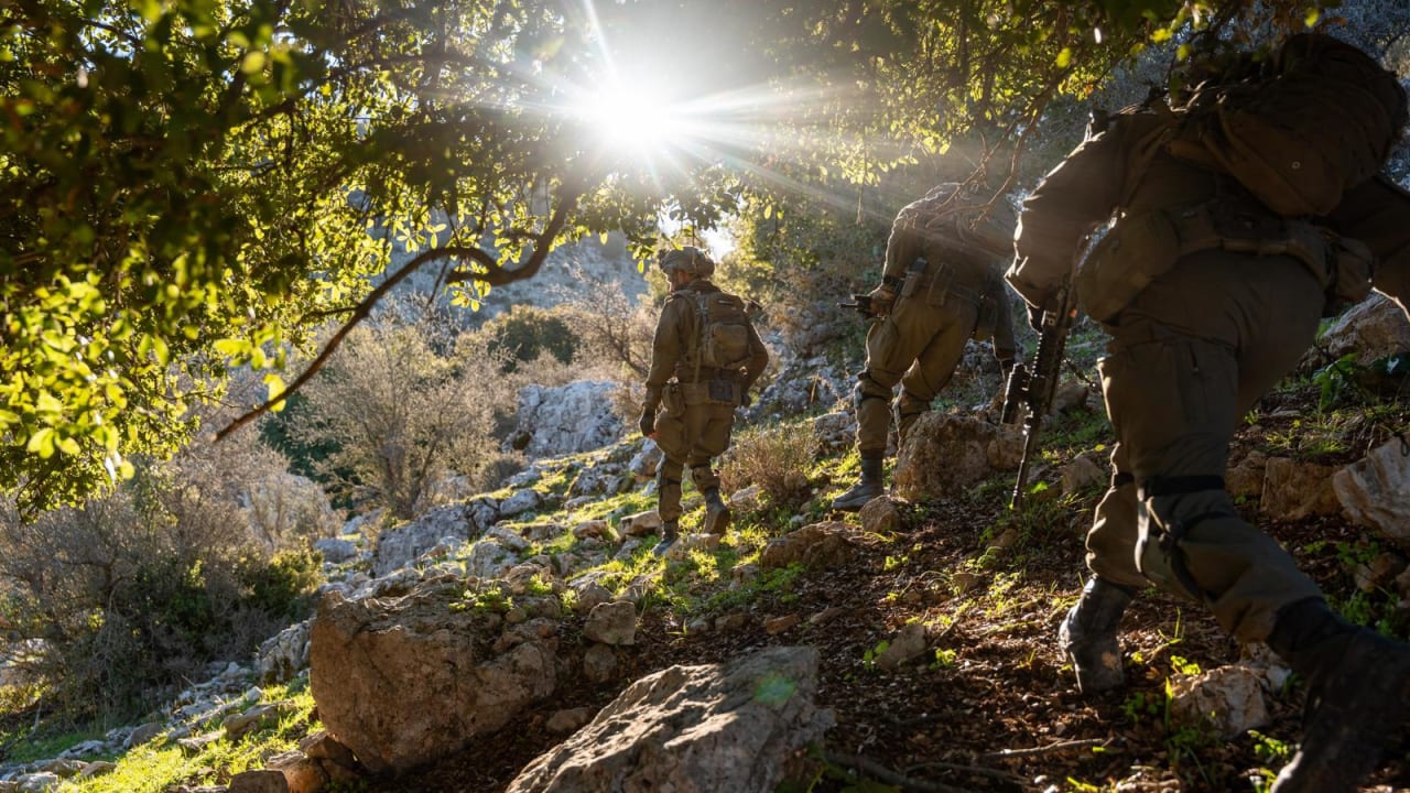 Activity of the “Mountains” Brigade (810) in the Lebanese Mount Dov area published on March 12, 2026.  (photo credit: IDF SPOKESPERSON