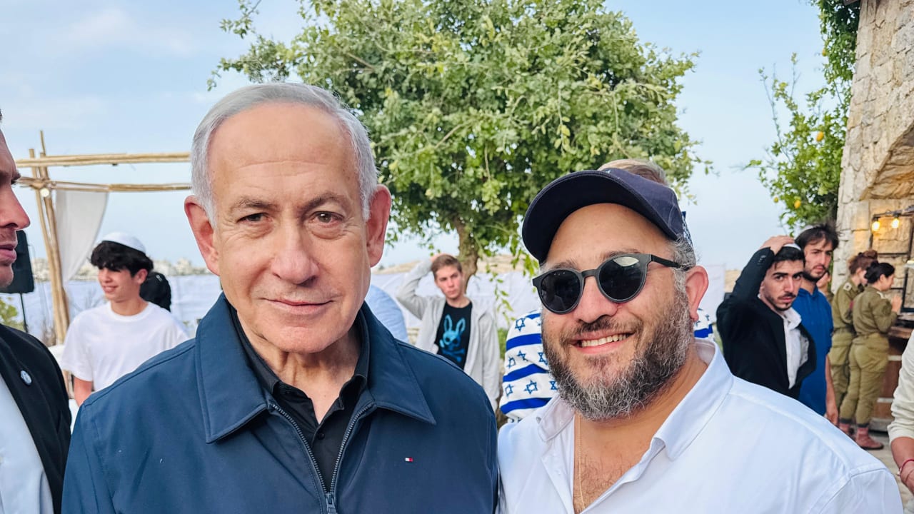 PRIME MINISTER Benjamin Netanyahu and the author.