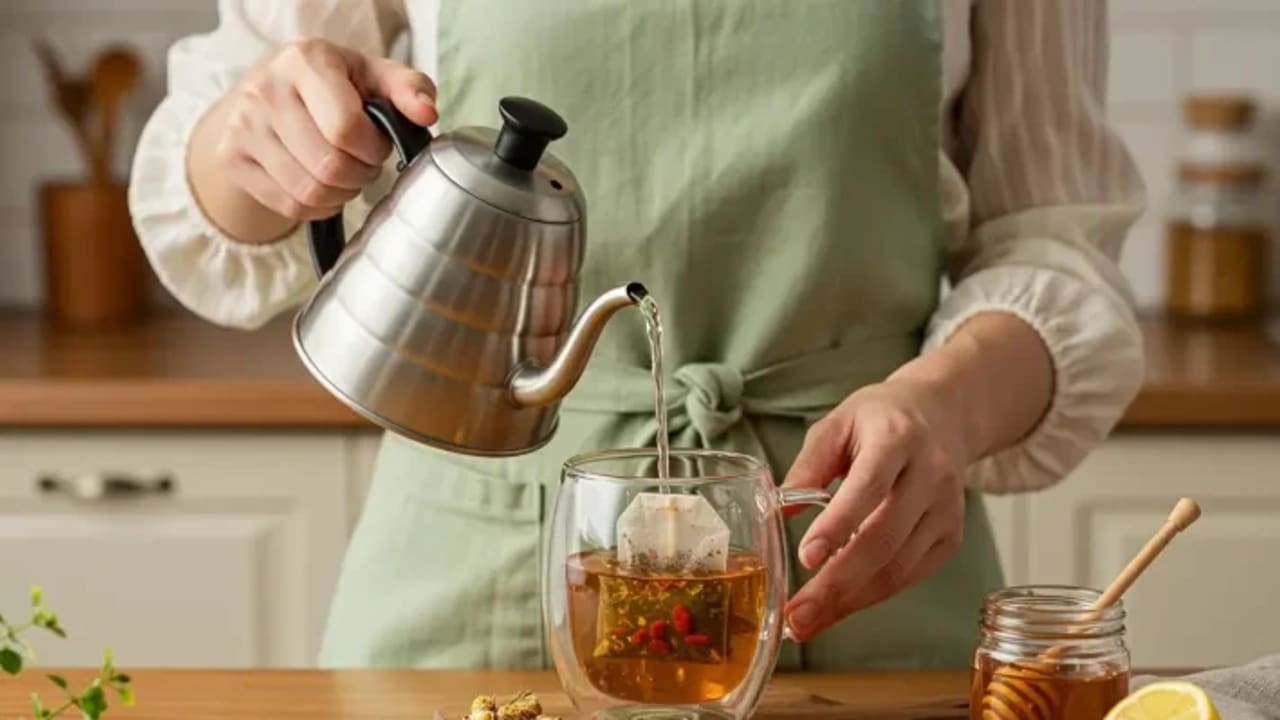 Making tea