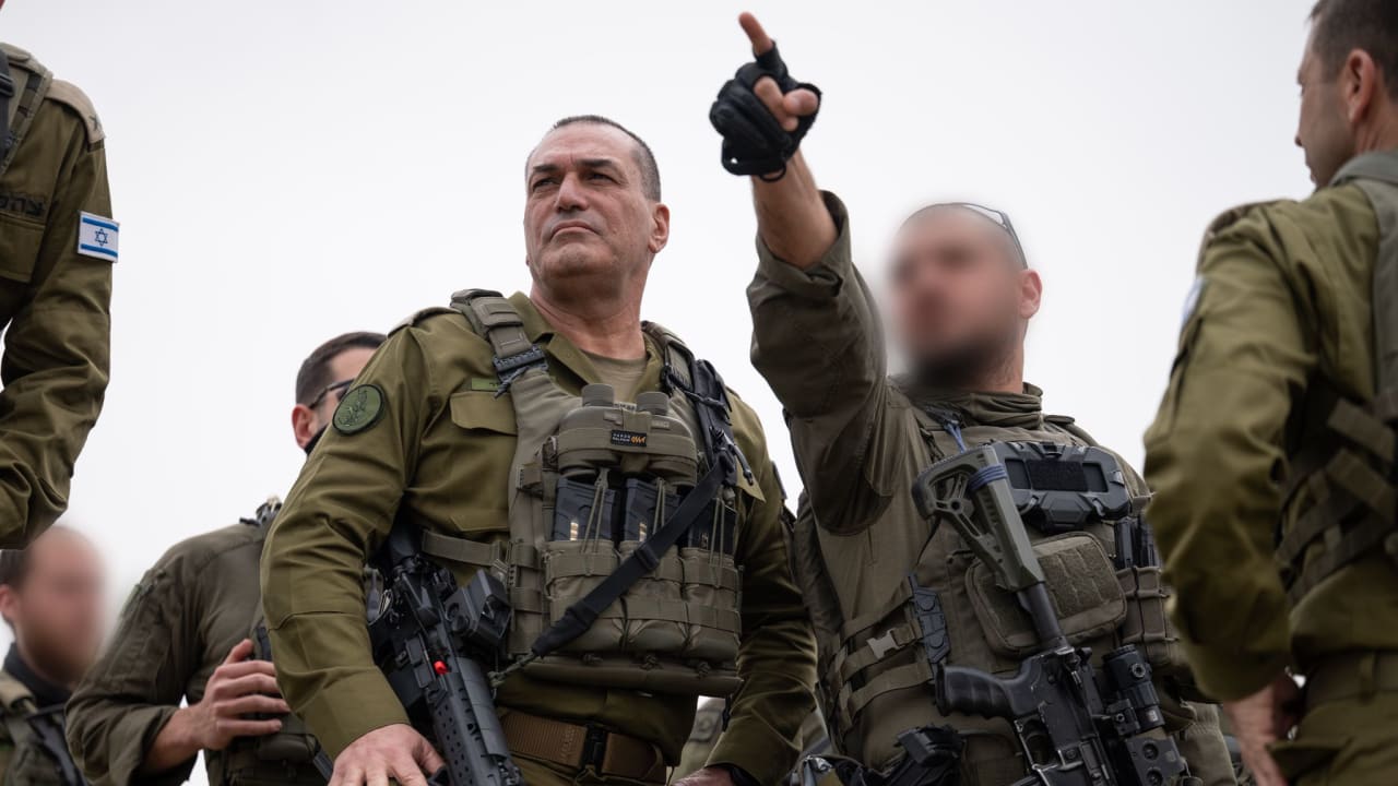 IDF Chief of Staff Lt.-Gen. Eyal Zamir visits Central Command soldiers on March 17, 2026. 