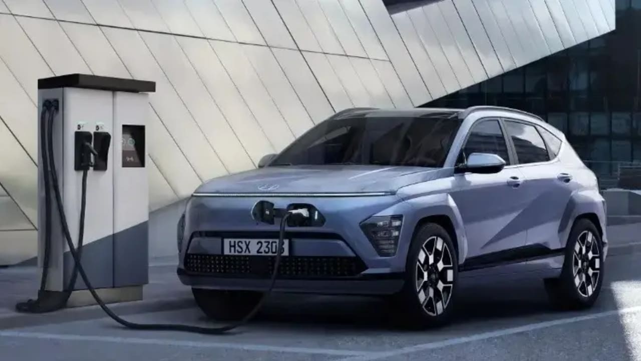 Different front-end design for the electric version.