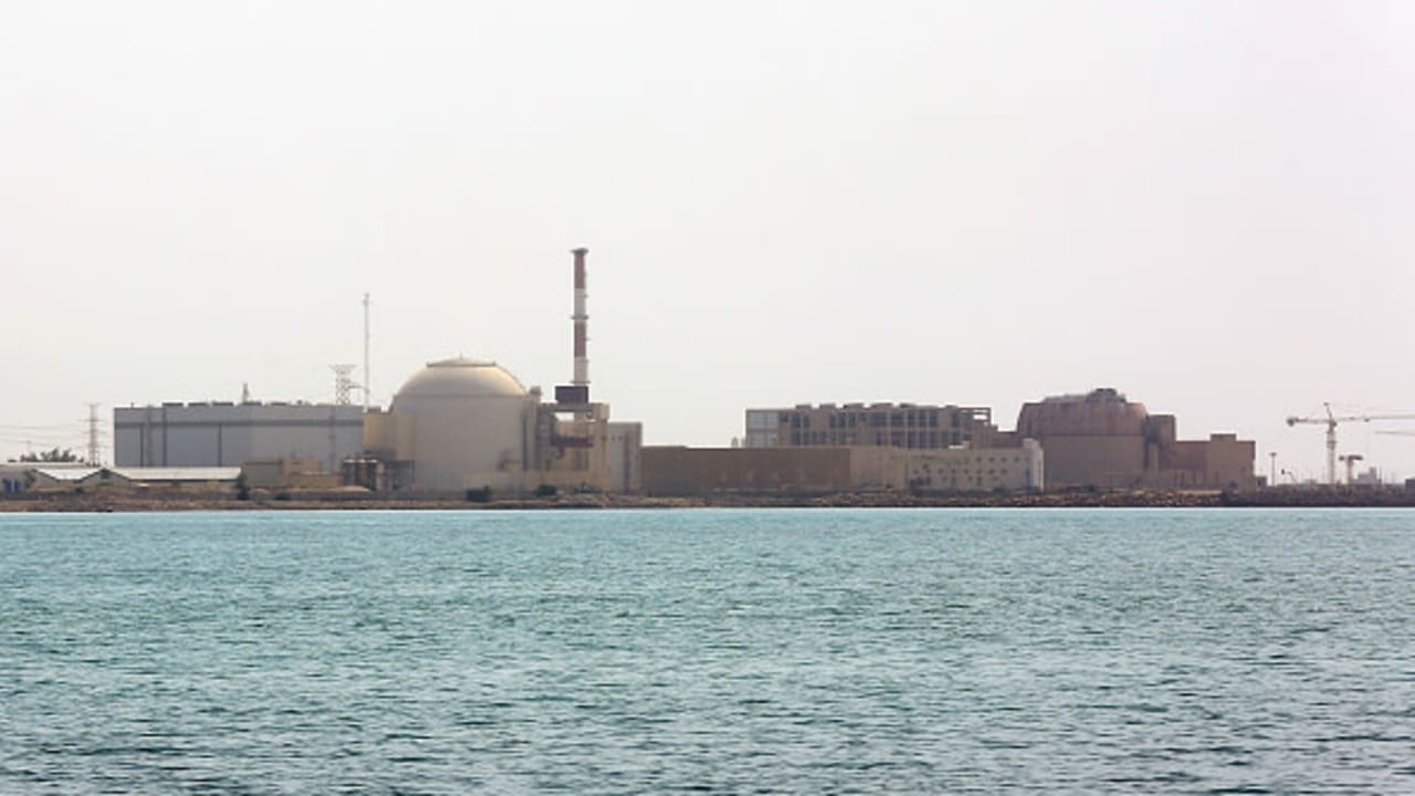 FILE PHOTO: A view of Bushehr Nuclear Power Plant, in Bushehr, Iran on April 28, 2024. 