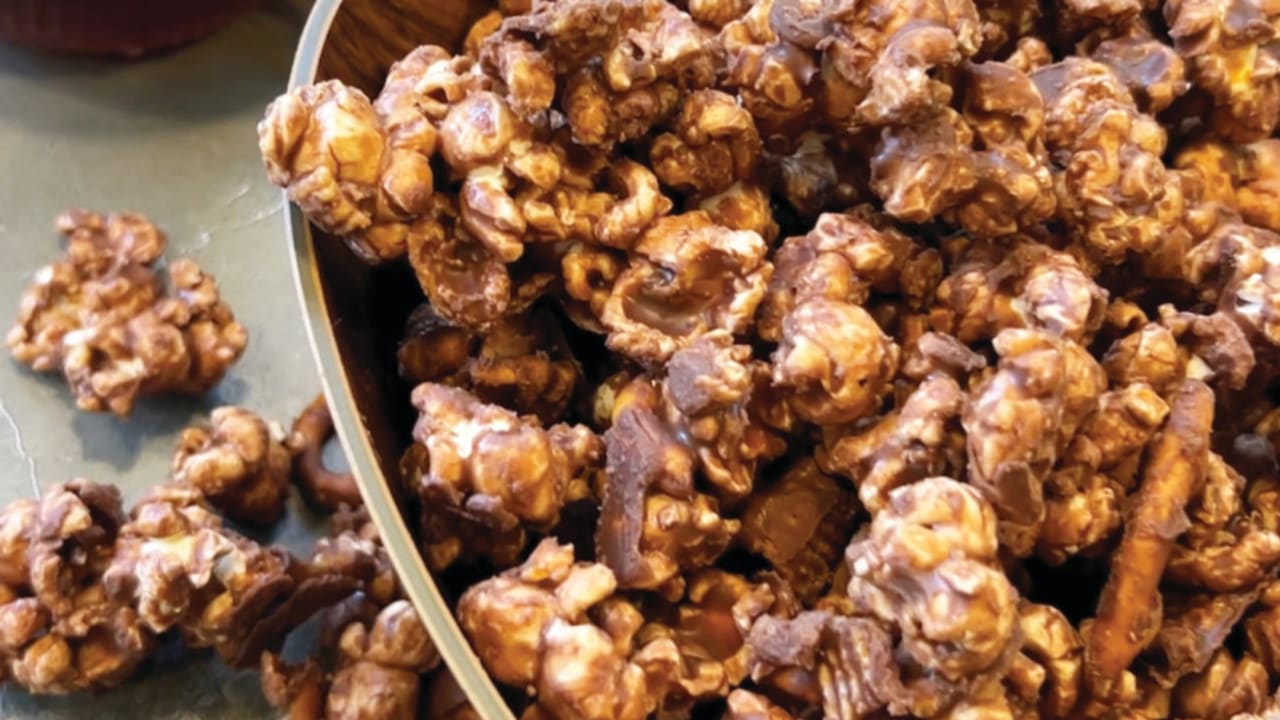 Coated Popcorn.