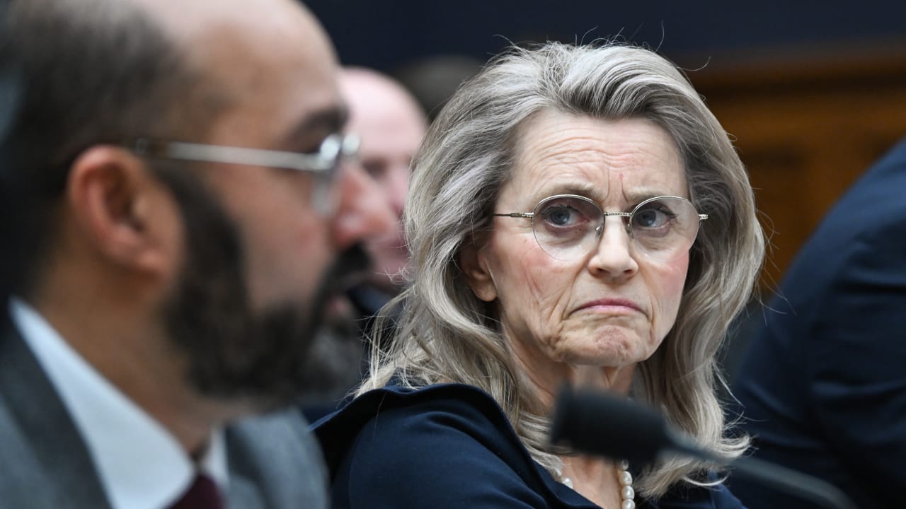Paivi Rasanen (R), member of the Finnish Parliament, testifies during a House Judiciary Committee hearing on "Europe's Threat to American Speech and Innovation" on Capitol Hill in Washington, DC, on February 4, 2026.