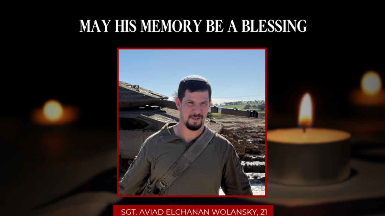  Sgt. Aviad Elchanan Wolansky, 21