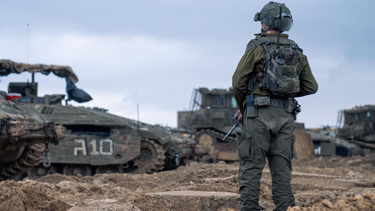Soldiers from the IDF's 7th Armored Brigade operating in the Gaza Strip, January 14, 2026; illustrative.