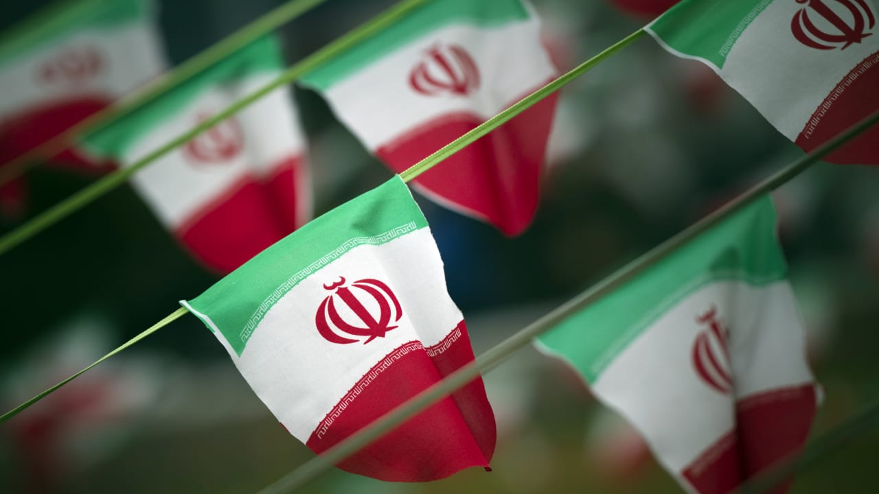 Reuters and other foreign media are subject to Iranian restrictions on leaving the office to report, film or take pictures in Tehran. Iran's national flags are seen on a square in Tehran February 10, 2012.