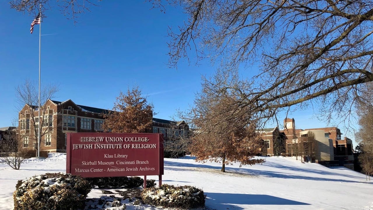 The campus of Hebrew Union College in Cincinnati, Ohio, January 21, 2019.
