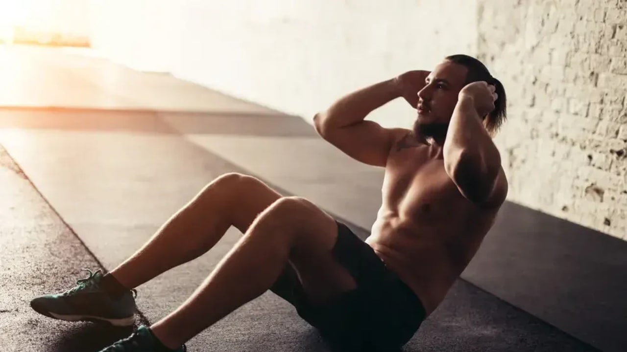 It is recommended to perform abdominal exercises before aerobic training