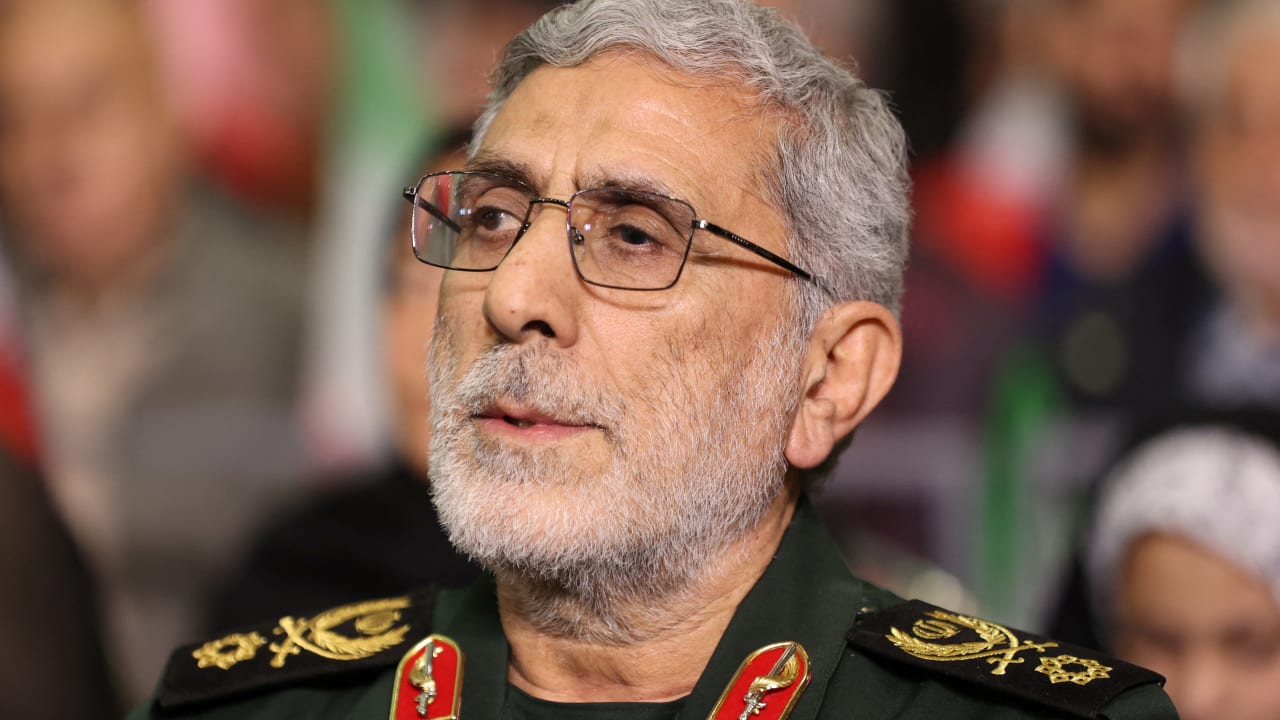 Iran's IRGC Quds Force head Qaani visits Baghdad, meets Shi'ite political, militia leaders - report