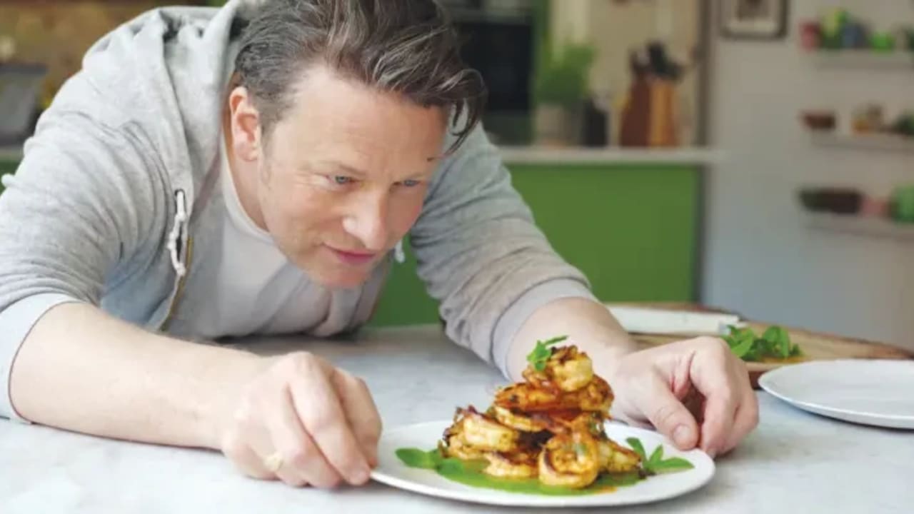 Chef Jamie Oliver in the series Chef’s Table: Culinary Legends on Netflix