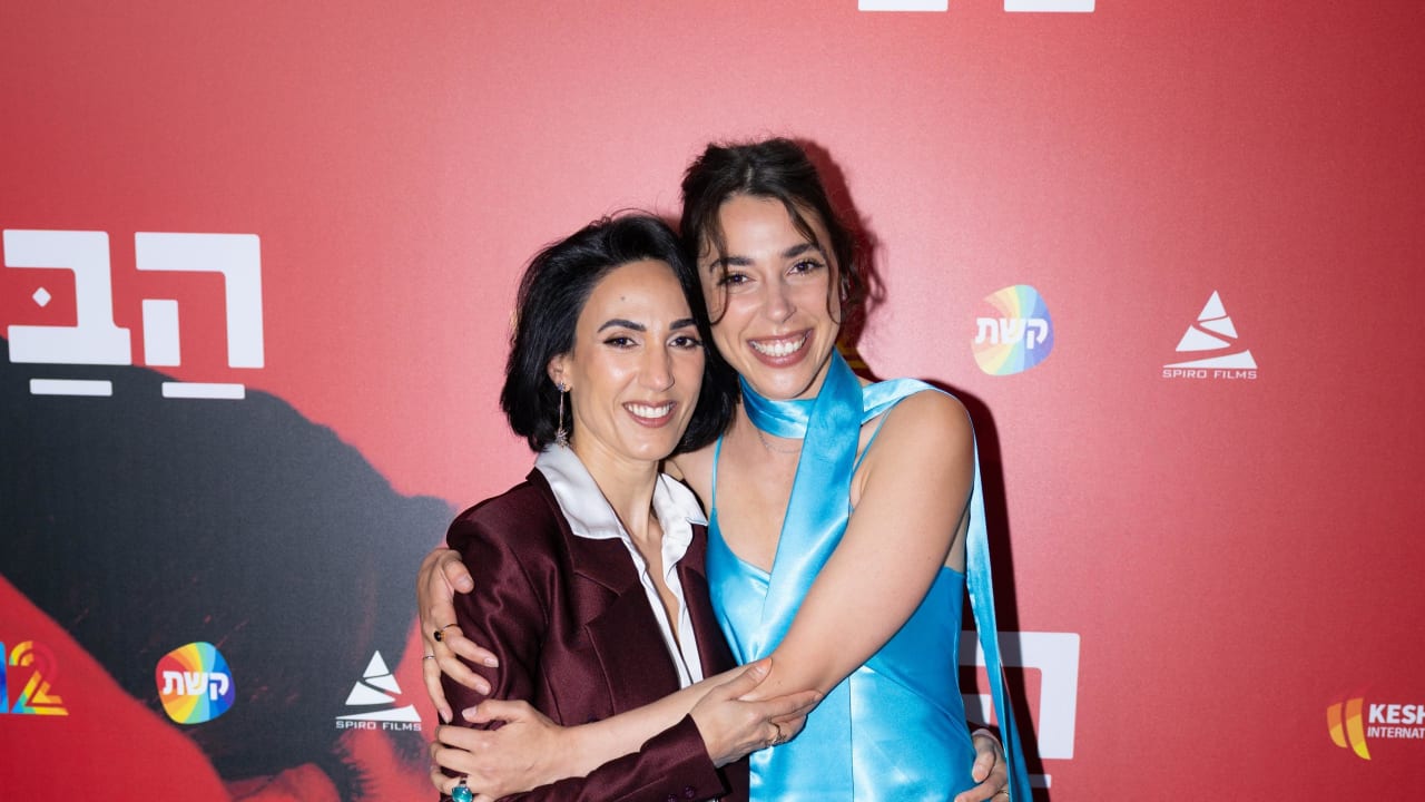 Liraz Chamami (left) and Talia Lynne Ronn at the premiere of Unconditional at the Tel Aviv Cinematheque on Sunday, April 26, 2026.