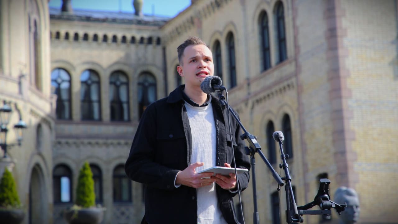 Israeli Independence Day celebration in Oslo, Norway. April 26, 2026.