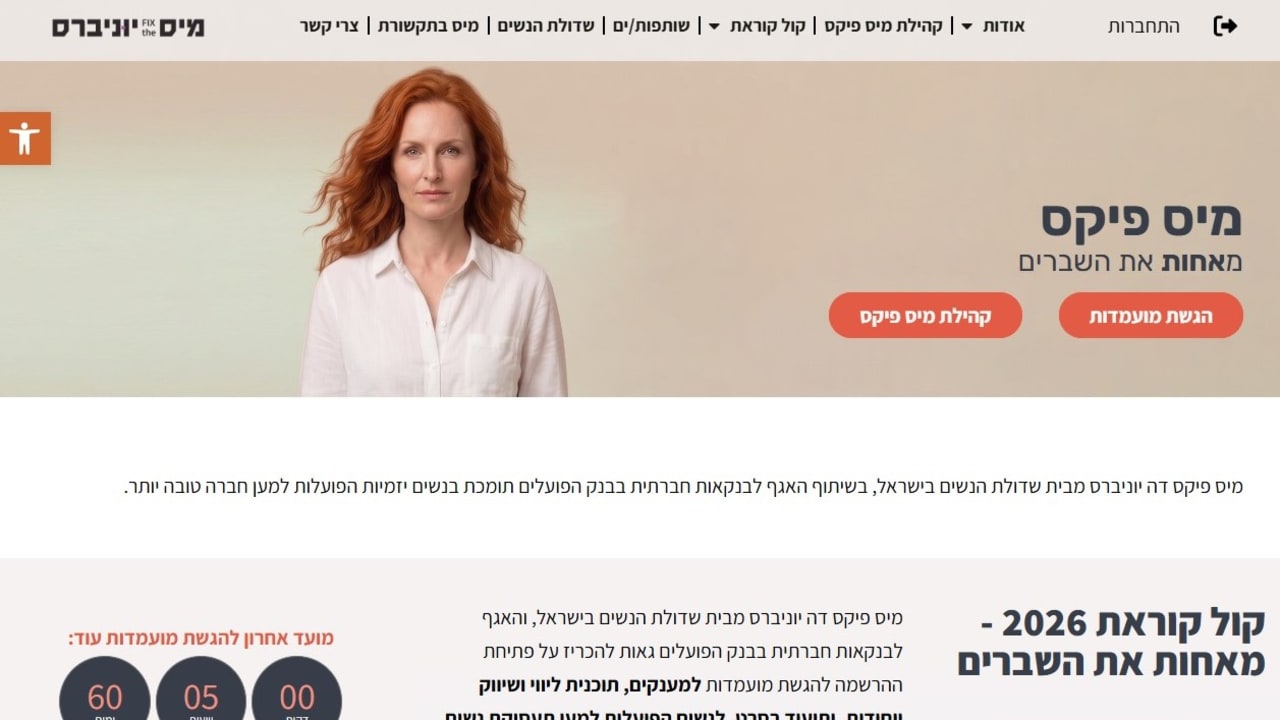 Miss Fix, Bank Hapoalim open grants for women’s employment initiatives.