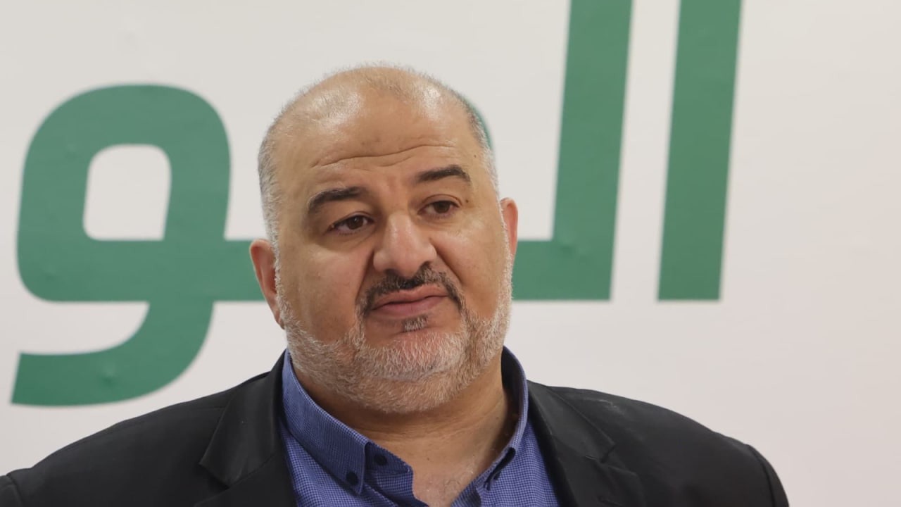 Ra’am (United Arab List) leader Mansour Abbas pictured at the Knesset, May 11, 2026.