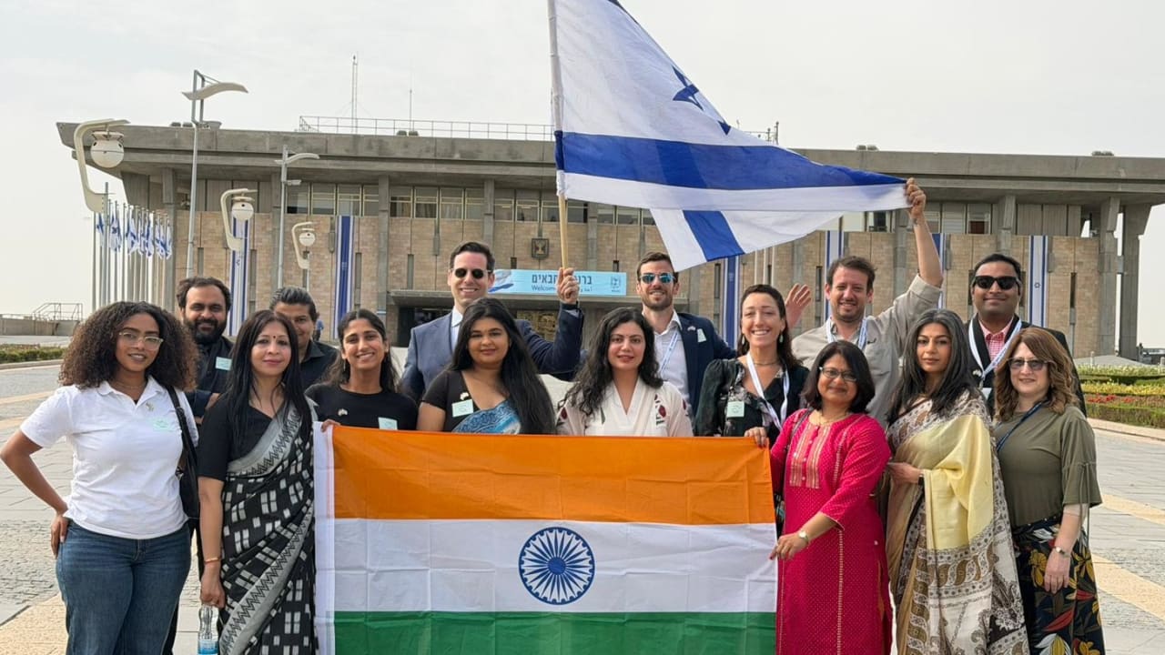 The Israel-India Friendship Club delegation visits the Knesset in Jerusalem. May, 2026.
