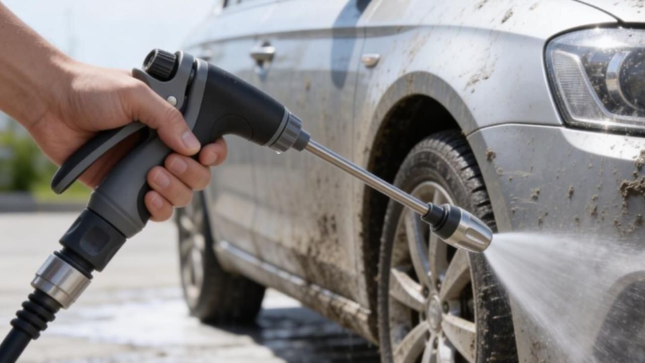 “Jetterix is a garden-hose pressure attachment that claims to amplify water flow into a high-velocity jet for easier outdoor cleaning without electricity or a pressure washer.”