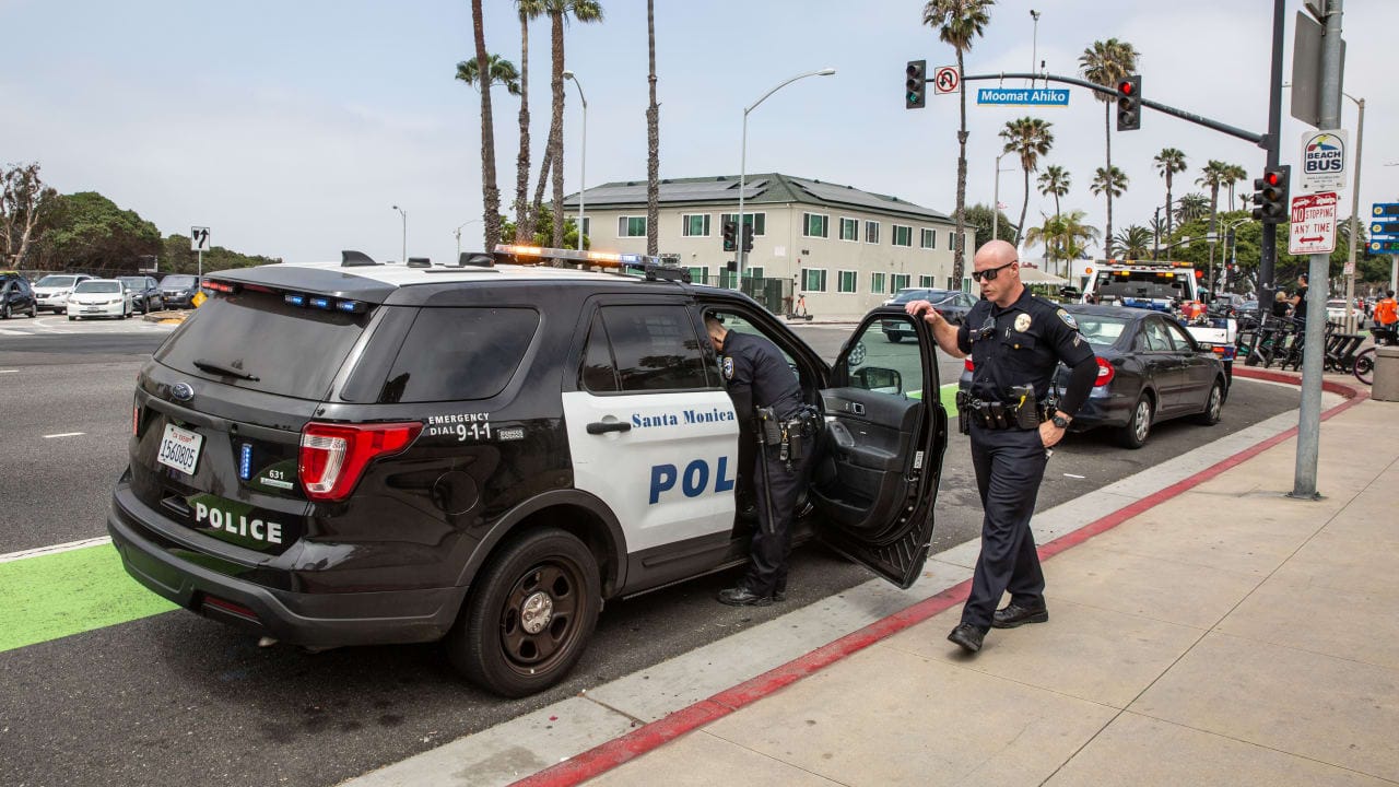 Santa Monica Police. Ilustrative.